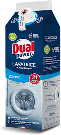 Detersivo per lavatrice Classic Dual power
