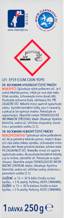 Hĺbkový čistič práčky Dr. Beckmann