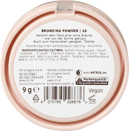 Bronzing Mattifying Powder 10 alverde NATURKOSMETIK