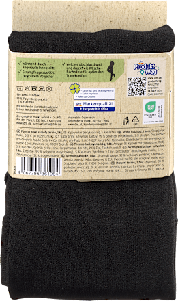 Strumpfhose Thermo schwarz Gr. 38/40, 130 DEN Fascino