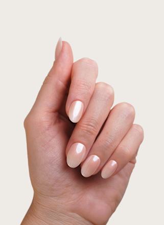 Künstliche Nägel, Soft Gel Press Ons Glazed Babyboomer Short Round Doonails