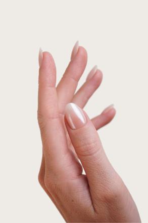 Künstliche Nägel, Soft Gel Press Ons Glazed Babyboomer Short Round Doonails