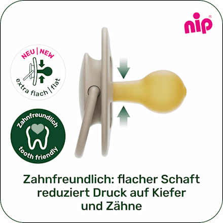 Schnuller Cherry night blau/mint Gr. 2,  6-18 Monate Nip