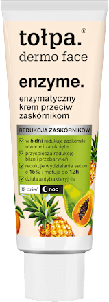 Enzymatyczny krem przeciw zaskórnikom dermo face enzyme tołpa