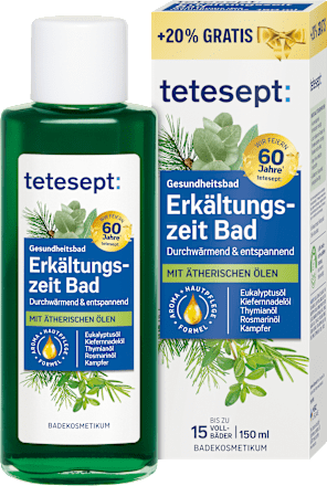 Erkältungszeit Bad tetesept