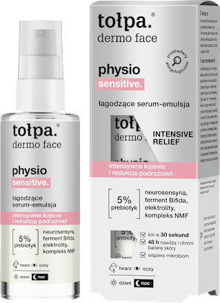  Łagodzące serum-emulsja dermo face physio sensitive tołpa