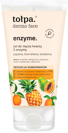 Żel do mycia twarzy 3 enzymy dermo face enzyme tołpa