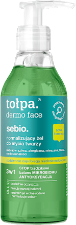 Normalizujący żel do mycia twarzy dermo face sebio tołpa