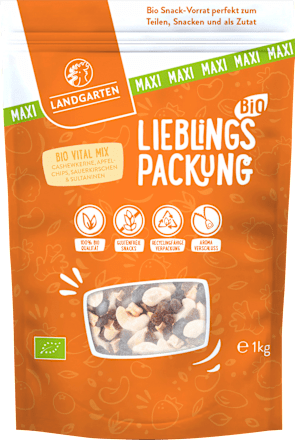 Nuss- & Trockenfrüchtemischung Lieblingspackung Vital Mix Landgarten