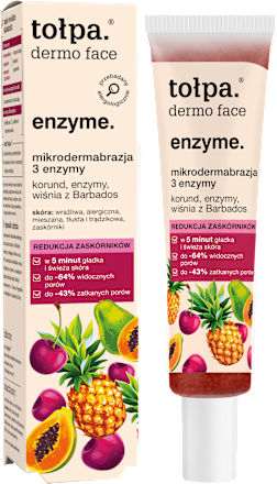 Mikrodermabrazja 3 enzymy dermo face enzyme tołpa