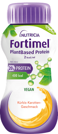  Fortimel PlantBased Trainknahrung Kürbis-Karotte 4 x 200 ml Fortimel