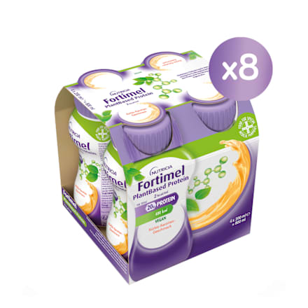  Fortimel PlantBased Trainknahrung Kürbis-Karotte 4 x 200 ml Fortimel