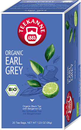 černý čaj Organic EARL GREY 20x1,75 g Teekanne