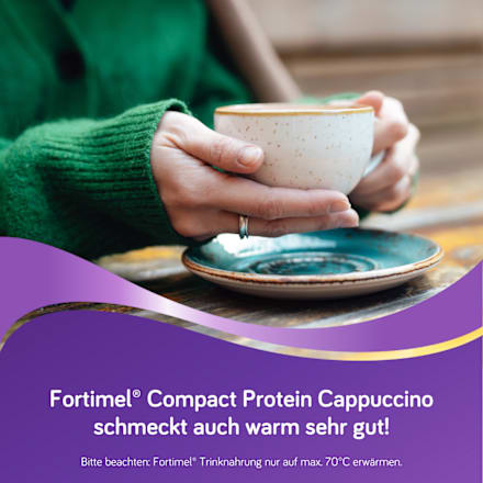 Fortimel Compact Protein Trinknahrung Cappuccino 4 x 125 ml Fortimel