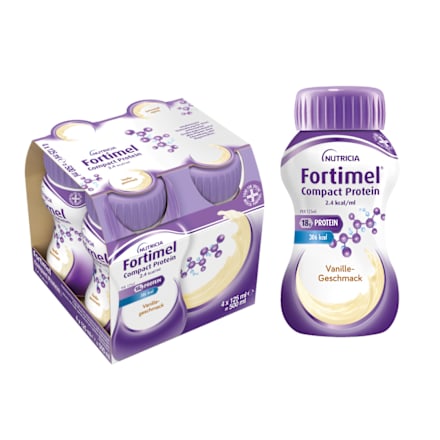 Fortimel Compact Protein Trinknahrung Vanille 4 x 125 ml Fortimel