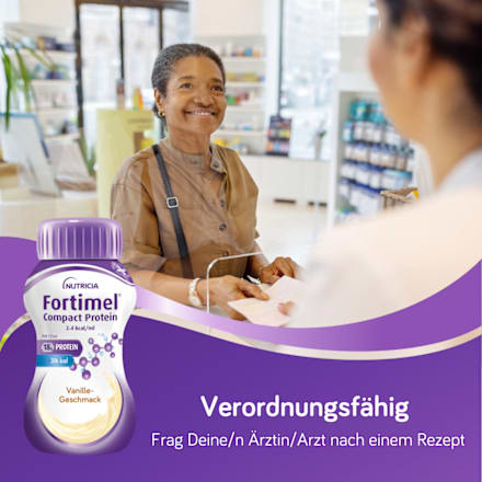 Fortimel Compact Protein Trinknahrung Vanille 4 x 125 ml Fortimel
