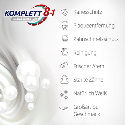 Zahnpasta Komplett 8in1 Ultra Weiss XXL Colgate