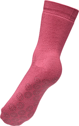 ABS-Socken mit Bio-Baumwolle rosa Gr. 35-38
 Fascino