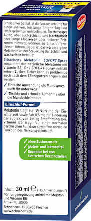 Melatonin Sofort-Spray Schaebens