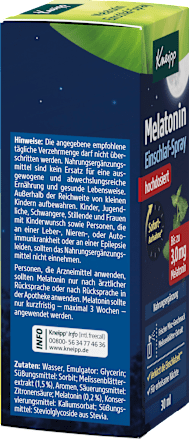 Melatonin Einschlafspray Kneipp