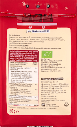 Mini Dinkel Spekulatius dmBio