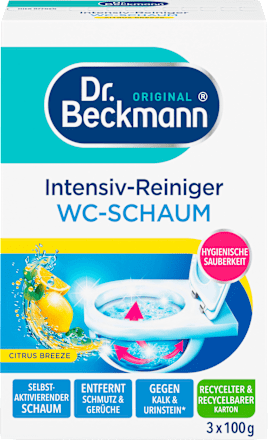 WC-Reiniger Schaum Intensiv Citrus Breeze (3x100g) Dr. Beckmann
