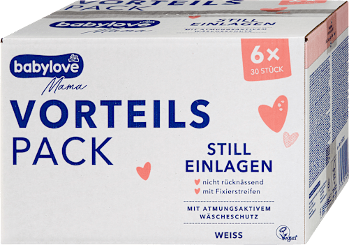 Stilleinlagen weiß (6x30 St) babylove Mama