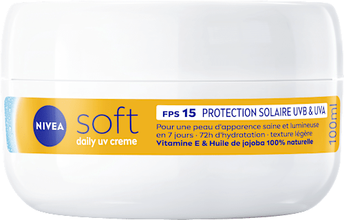 Feuchtigkeitscreme soft im Tiegel LSF 15 NIVEA