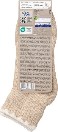 Socken Woll-Mix beige, Gr. 39-42 (1 Paar) Fascino