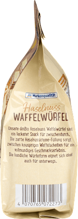 Bio Waffelwürfel Haselnuss dmBio