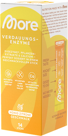 Sticks Verdauungs-Enzyme More Nutrition
