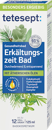 Erkältungszeit Bad tetesept
