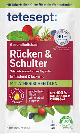 Badesalz Rücken & Schulter tetesept