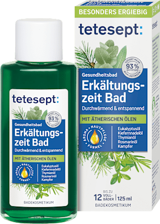 Erkältungszeit Bad tetesept