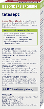 Gesundheitsbad Rücken & Schulter tetesept