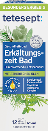 Erkältungszeit Bad tetesept