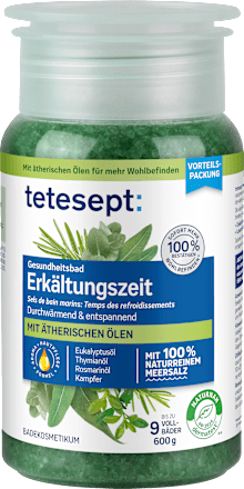 Badesalz Meeressalz Erkältungszeit tetesept