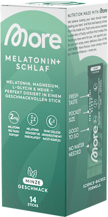 Sticks Melatonin+ Schlaf More Nutrition