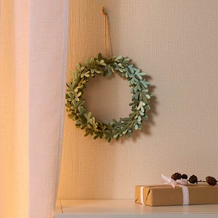 Filzkranz zum Aufhängen grün (25 cm) BOLTZE