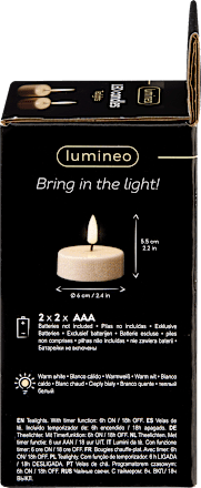 LED Teelichter mit Timer, maxi, warmweiß Dekorieren & Einrichten