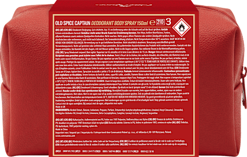Geschenkset Captain Kulturbeutel Old Spice