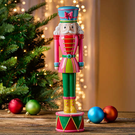 Polyaufsteller Nussknacker bunt (40 cm) BOLTZE