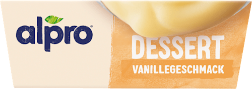Pflanzliches Dessert Vanille alpro