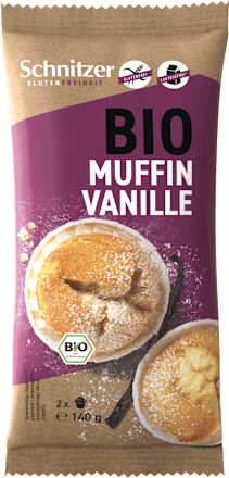 Bio brezglutenski muffin z vanilijo Schnitzer