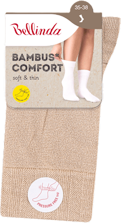 ponožky Bambus Comfort, 35-38 béžové Bellinda
