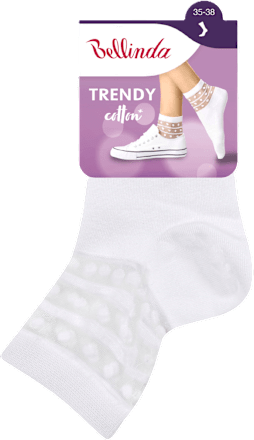 dámské ponožky Trendy, bílé, vel.35-38 Bellinda