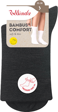dámské ponožky Bambus Comfort, 35-38 černé Bellinda