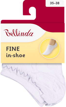 dámské ponožky Fine, 35-38 bílé Bellinda