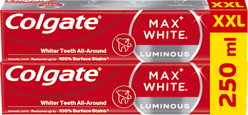 Pasta za zube Max White – Luminous, 2 x 125 ml Colgate