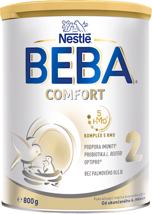pokračovací mléčná kojenecká výživa 2 Comfort 5HMO 6m BEBA
